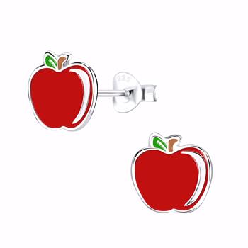Silver earring - Apple